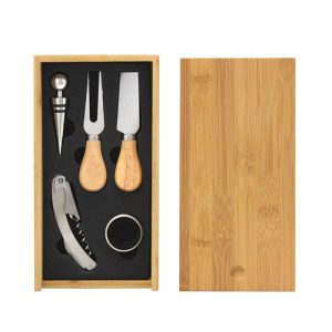 SET VINOS Y TABLA QUESOS «WINCHESTER» TRANSPARENTE